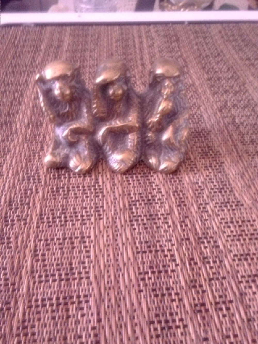 Brass  Monkeys Figurine